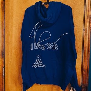 Official Molly Baz cobalt blue hoodie